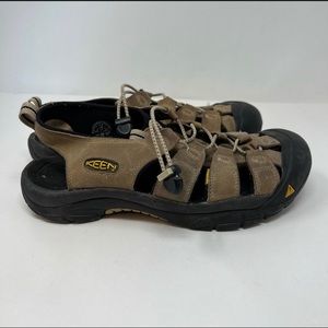 Mens Keen Waterproof Newport Brown Beach Sandals Sz 9
